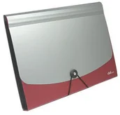 Teczki i skoroszyty - Teczka A4 12 przegródek czerwona - miniaturka - grafika 1