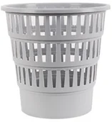 Kosze biurowe - OFFICE PRODUCTS Kosz na śmieci OFFICE PRODUCTS, ażurowy, 16l, szary 19053621-10 - miniaturka - grafika 1