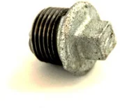 Rury - Korek z obrzeżem 1/2  ocynkowany - miniaturka - grafika 1