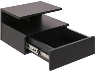 Szafka nocna Ashlan Dark grey - Szafki nocne - miniaturka - grafika 2