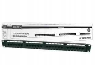 Digitus Professional Patchpanel 24 Porty CAT 6 Professional CAT 6 Klasse E Patch Panel 1 U - Panele krosownicze - miniaturka - grafika 2