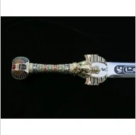 Repliki - broń - BOGATO ZDOBIONY EGIPSKI MIECZ TUTENCHAMONA 204 - miniaturka - grafika 1