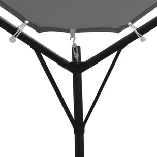 vidaXL Altana 4 x 4 m, antracytowa - Pawilony ogrodowe - miniaturka - grafika 14