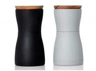 Pojemniki na przyprawy - AdHoc TWIN ZESTAW MŁYNKÓW DO PIEPRZU I SOLI STAL NIERDZEWNA LENA AH-MP125 - miniaturka - grafika 1