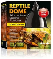 Terraria - Exo Terra Oświetlenie Dome Fixture aluminiowa do Reptile/# 304, l, czarny PT2349 - miniaturka - grafika 1