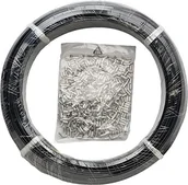 Hamulce rowerowe - Jagwire bremszu, pokrowiec ochronny 5 MM czarna ve200 m + 700 endhuels JA7156 - miniaturka - grafika 1