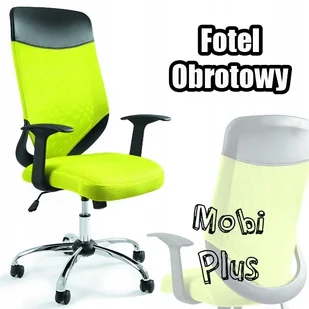 Fotel biurowy, krzesło biurowe Unique Fotel Mobi Plus - Fotele i krzesła biurowe - miniaturka - grafika 10