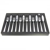 Zestawy sztućców - WMF zestaw sztućców 12-częściowy Corvo ryby widelec nóż do ryb Cromargan matowana - miniaturka - grafika 1