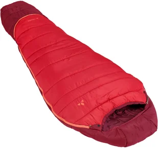 Vaude Kobel Adjust 500 Syn Śpiwór Młodzież, dark indian red Left Zipper 2020 Śpiwory syntetyczne 129626520010 - Śpiwory - miniaturka - grafika 2