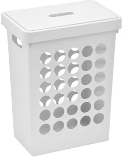 Plast Team Kosz na pranie Springfield 60110800 33L Biały - Kosze na bieliznę - miniaturka - grafika 2