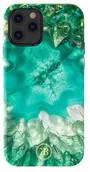 Etui i futerały do telefonów - Kingxbar Agate Series-Green iPhone 12 5.4'' - miniaturka - grafika 1