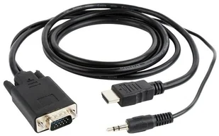 Gembird KABEL HDMI(M)->VGA+AUDIO 1.8M - Kable komputerowe i do monitorów - miniaturka - grafika 9