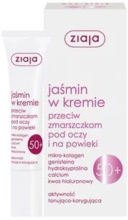 Ziaja JAŚMIN 50+ w kremie przeciw zmarszczkom pod oczy i na powieki 15ml - Kosmetyki pod oczy - miniaturka - grafika 4