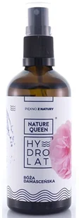 Nature Queen Nature Queen, hydrolat z róży damasceńskiej, 100 ml - Toniki i hydrolaty do twarzy - miniaturka - grafika 2
