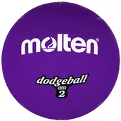 Piłki do ćwiczeń - Piłka gumowa Molten dodgeball size 2 DB2-V - miniaturka - grafika 1