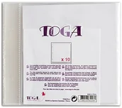 Albumy fotograficzne - Unbekannt toga al11e 10 sztuk folii do laminowania do album od scrapbooking tworzywa sztucznego przezroczysty 20 x 20 x 0,5 cm AL11E - miniaturka - grafika 1