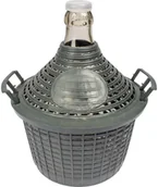 Domowy wyrób alkoholu - Browin Balon do wina 5 L w koszu plastikowym - miniaturka - grafika 1