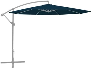 vidaXL Zamienne pokrycie parasola ogrodowego, niebieskie, 300 cm 313803 - Parasole ogrodowe - miniaturka - grafika 2