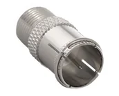 Akcesoria TV-SAT - Przejściówka Prosta Wtyk F - Gniazdo F Szybka 2508 - miniaturka - grafika 1