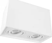 Lampy sufitowe - Spectrum LED Lampa sufitowa LED CHLOE DUO 2xGU10 IP20 prostokątna biała ruchoma unihimp 9273-uniw - miniaturka - grafika 1