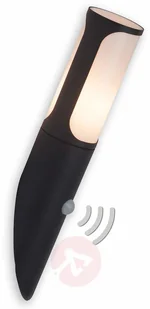 Brilliant GAP - szara lampa zewnętrzna z czujnikiem - Lampy ogrodowe - miniaturka - grafika 3