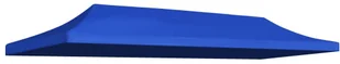 vidaXL Dach namiotu imprezowego 3 x 6 m niebieski 44987 - Pawilony ogrodowe - miniaturka - grafika 3
