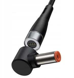 Baseus Kabel magnetyczny Zinc Magnetic USB-C do wtyk DC 4x1,7mm 100W PD 2m kątowy czarny) CATXC-T01 - Kable - miniaturka - grafika 14