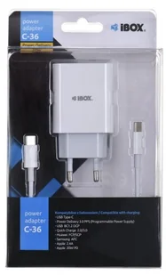 iBox Ładowarka C-36 USB-C - Ładowarki do telefonów - miniaturka - grafika 2