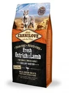 Sucha karma dla psów - Carnilove Dog Fresh Ostrich & Lamb for Small Breed 6kg  - miniaturka - grafika 1