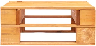 vidaXL Stołek ogrodowy wykonany z palet, drewno FSC, miodowy brąz vidaXL - Pozostałe meble ogrodowe - miniaturka - grafika 2