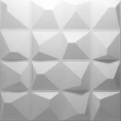 Elewacje - Kasetony Sufitowe Panele Ścienne Białe 3D Kryształ - miniaturka - grafika 1