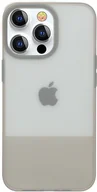 Etui i futerały do telefonów - Kingxbar Plain Series etui pokrowiec do iPhone 13 Pro silikonowa obudowa szary - miniaturka - grafika 1