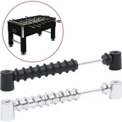 Piłkarzyki - vidaXL Liczniki do gry w piłkarzyki 2 szt. srebrny i czarny - miniaturka - grafika 1