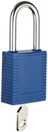 Kłódki - Brady Brady 51344 kłódka, niebieska, 38,50 mm x 86,50 mm x 19,50 mm 51344 - miniaturka - grafika 1