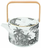 Dzbanki i imbryki - Nuova Easy life r2s IMBRYK DZBANEK PORCELANOWY DO HERBATY Rain Forest - Tropkalny Las (1592 RAIN) 800 ml 1592 AMAZ - miniaturka - grafika 1
