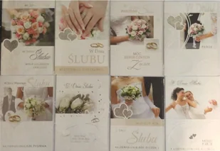 Karnet Ślub B6 tłoczony + koperta Czachorowski mix - Albumy inne - miniaturka - grafika 2