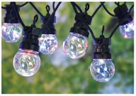 Lampy ogrodowe - Łańcuch zewnętrzny z 10 żarówkami Remi, 50 kolorowych LED - miniaturka - grafika 1