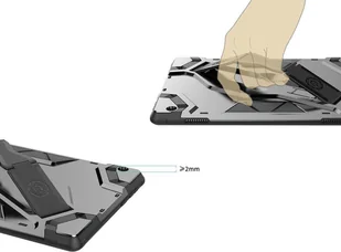 Lenovo Alogy Pancerne etui Alogy Armor Case do Tab M10 10.1 TB-X605F/L Srebrne 9567X27 - Etui do tabletów - miniaturka - grafika 6