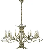 Lampy sufitowe - Interiors Żyrandol PENN CA7P12BB INTERIORS CA7P12BB/INT/CUBI - miniaturka - grafika 1