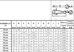unimet SPRĘŻYNA Z OKRĘTKĄ 80MM OCYNKOWANA - Haki, szakle i karabinki - miniaturka - grafika 2