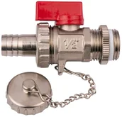 Zawory i kraniki - Invena OBI Zawór kulkowy spustowy GZ 1/2" - miniaturka - grafika 1