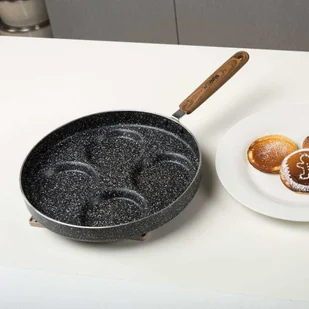 NAVA Patelnia granitowa NATURE do smażenia jajek naleśników pancakes na jajka 26 cm 10-144-113 - Patelnie - miniaturka - grafika 9
