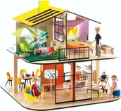 Domki dla lalek - Djeco domek dla lalek Color House - miniaturka - grafika 1