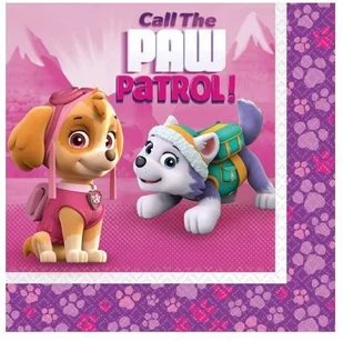 PROCOS Serwetki urodzinowe Psi Patrol 33 cm 20 szt uniwersalny - Urodziny dziecka - miniaturka - grafika 4