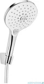 Zestawy prysznicowe - Oltens Saxan EasyClick Gide zestaw prysznicowy chrom/biały 36006110 - miniaturka - grafika 1