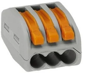 Wago Złączka uniwersalna 3-przewodowa z dźwigniami 3x0,08-2,5 mm2 222-413 - Kostki, złączki, wtyczki - miniaturka - grafika 4