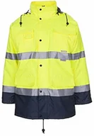 Odzież robocza - Planam Kurtka parka "ochrona ostrzegawcza" rozmiar 8 X L w kolorze żółtym/Marine, 2057084 2057084 - miniaturka - grafika 1