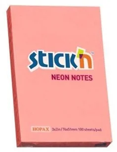 Stick'n, karteczki samoprzylepne, 100 sztuk - Szkolne artykuły papiernicze - miniaturka - grafika 2