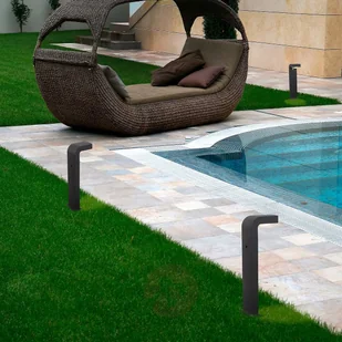 Faro Lorefar Słupek oświetleniowy KLAMP w kolorze antracytowym - Lampy ogrodowe - miniaturka - grafika 2