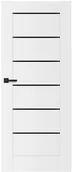 Drzwi wewnętrzne - Drzwi pokojowe Toreno 70 prawe z biało - czarnymi szybkami BEWHF000001KF - miniaturka - grafika 1